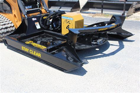 skid steer bush hog capacity|rotary mower for skid steer.